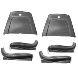 1970-1972 Monte Carlo Seat Back And Sides Kit Black Image
