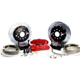 1978-1987 Regal Baer Brakes 13 Inch PRO+ Rear Brake System Red Calipers Image