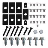 1964 El Camino Deluxe Grille Hardware Kit 21 pc Image