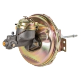 1964-1966 Chevelle Single Disc Brake Master Cylinder With 9 Inch Power Brake Booster Kit Image