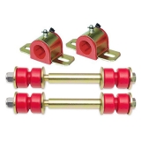 1970-1972 Monte Carlo Front Sway Bar Kit 1-1/4 Inch Bar Energy Suspension Bushings End Links Red Image