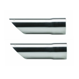 1978-1883 Malibu Pypes 2.5 Inch Angle Cut Exhaust Tips Image