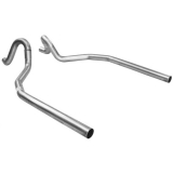 1978-1983 Malibu Flowmaster Prebent Tailpipes, 2.5 In Rear Exit Image