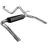 1986-1991 Camaro Flowmaster American Thunder Catback System, Dual Rear Exit for 3 In. Flanged Cat Image