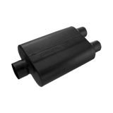 Flowmaster 40 Series Muffler, 3 In. Center Inlet, 2.5 In. Dual Outlet, Aggressive Tone Image