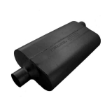 Flowmaster 50 Series Delta Muffler, 2.25 In. Center Inlet, 2.25 In. Offset Outlet, Moderate Image