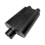 Flowmaster Super 44 Series Muffler, 3 In. Center Inlet, 2.25 In. Dual Outlet, Aggressive Image