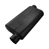 Flowmaster 50 Series Delta Muffler, 3 In. Offset Inlet, 3 In. Offset Outlet, Moderate Image