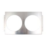 1964-1967 Chevelle Frostbite Direct Fit Aluminum Fan Shroud, 2 x 12 In. Openings Image