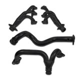 1986-1987 Regal & Grand National Flowtech Mid Length Headers, 86-87 Buick 3.8L Turbo, Black Painted Image