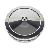 1970-1977 Monte Carlo Muscle Car Style Chrome Air Cleaner Set, Paper Element, Recessed Base, 14 X 3 Image