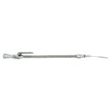 1970-1988 Monte Carlo Block Chrome Engine Dipstick And Stainless Braided Tube 21 Inches Image