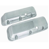 1964-1977 Chevy Chevelle Big Block Polished Aluminum Valve Covers Stock Height Image
