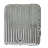 1978-1988 Cutlass TH700-R4 Polished Finned Transmission Pan Stock Depth Image