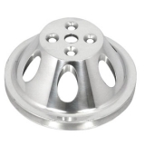 1964-1968 Chevy El Camino Big Block Polished Aluminum Water Pump Pulley Single Groove For Short Pump Image