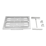 Stainless Steel Battery Tray With Hold Downs Image