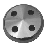 1962-1968 Chevy Nova Small Block Water Pump Pulley Nose Satin Aluminum For Short Pump Image