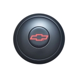 1970-1988 Monte Carlo GT Performance GT9 Billet Horn Button Small Black With Red Bowtie Image