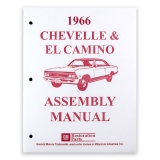 1966 El Camino Factory Assembly Manual Image