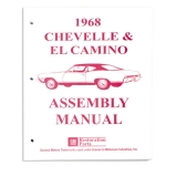1968 El Camino Factory Assembly Manual Image