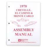 1970 El Camino Factory Assembly Manual Image