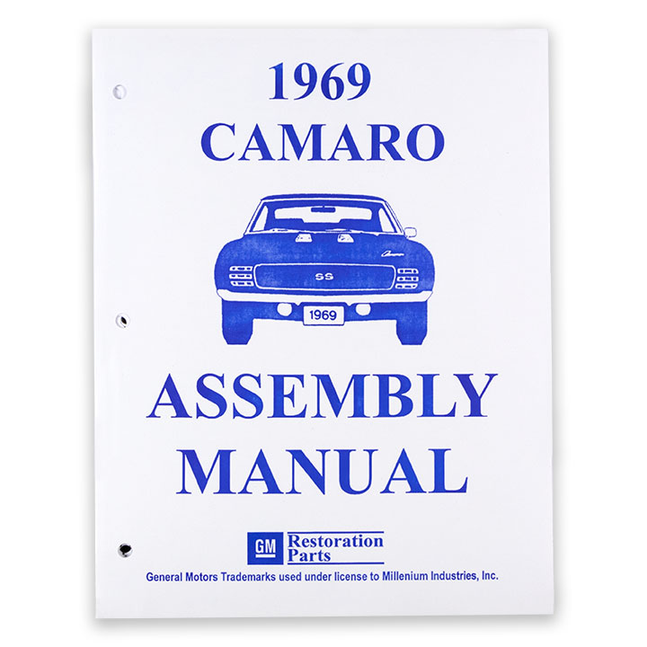 CAMARO 1969 Assembly Manual 69 