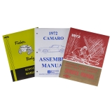 1972 Camaro Shop Manual Set Image