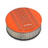 1970-1988 Monte Carlo Holley Vintage Series 14 Inch Air Cleaner, Factory Orange, 4in Paper Element Image