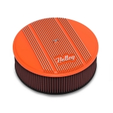 1964-1977 Chevelle Holley Vintage Series 14 Inch Air Cleaner, Factory Orange, 4in Premium Element Image
