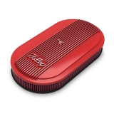 1970-1988 Monte Carlo Holley Vintage Series Oval Air Cleaner, Gloss Red, 4in Premium Element Image