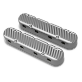 1964-1977 Chevelle Holley Finned LS Valve Covers, Natural Image