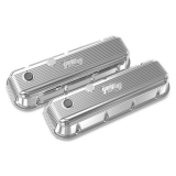 1978-1987 Grand Prix Holley Vintage Series Valve Covers, Polished, BBC Image