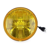 1971-1976 Chevelle Holley RetroBright LED Headlight Yellow Lens 7 in. Round , 5700K Bulb Image