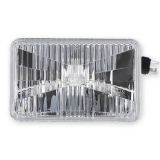 1976-1988 Monte Carlo Holley RetroBright LED Headlight Classic White 4 in. x 6 in. Rectangle, 3000K Bulb Image