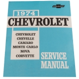 1974 Nova Chevrolet Service Manual Image