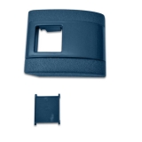 1967-1972 Chevelle Plastic Standard Seat Belt Cover Blue Image