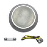 1971-1977 Monte Carlo Dome Light Lens And Bezel Kit Image