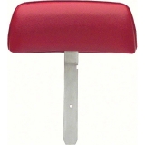 1969 Camaro Bucket Seat Headrests, Curved Bar, Red M30 Image