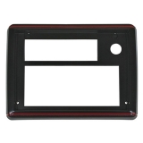 1986-1988 Monte Carlo Radio Face Plate, Sport Black with Red Trim Image