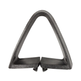 1973-1977 Chevelle Seat Belt Loop Guide Triangle Black Image