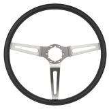 1970 Monte Carlorolet Black Comfort Grip Sport Steering Wheel Image