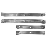 1968-1972 Chevelle 4 Door Sill Plate Kit Polished Stainless Image