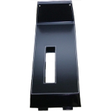 1985 El Camino Console Shift Trim Plate, Brushed Black with Gray Trim Image