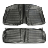 1969 Camaro Coupe Standard Rear Seat Covers, Black Image