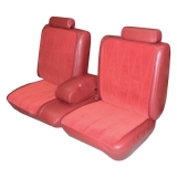 1978 Cutlass Supreme 55/45 Split Bench Seat Covers, Red 38 Image