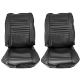 1967 Chevelle Bucket Seat Covers, Black Image