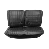 1968 El Camino Front Bench Seat Covers, Black Image