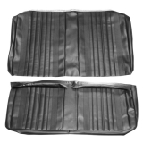 1970 Chevelle Coupe Rear Seat Covers, Black Image
