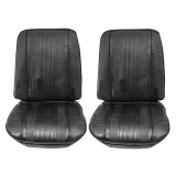 1970 Chevelle Bucket Seat Covers, Black Image