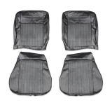 1962-1964 Nova Bucket Seat Covers, Black Image